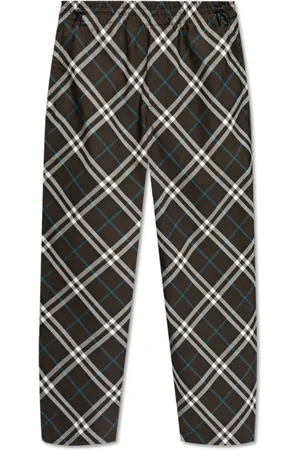 Burberry Homme, Pantalons, Multicolore, Taille: M Pantalon à Carreaux