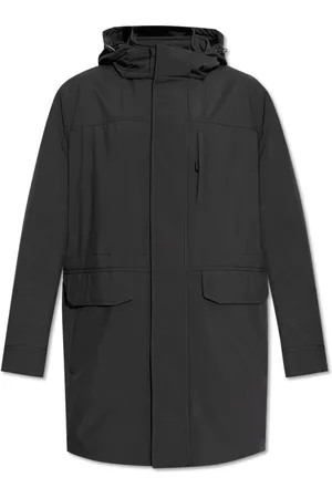 BRIONI Homme, Manteaux, Noir, Taille: L Veste isolée avec capuche
