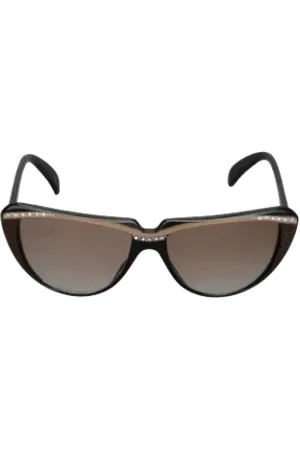 Saint Laurent Femme, Pre-owned, Noir, Taille: ONE Size Pre-owned Acetate lunettes-de-soleil