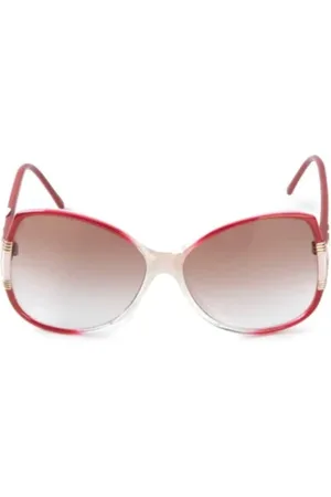 Balenciaga Femme, Pre-owned, Rouge, Taille: ONE Size Pre-owned Plastique lunettes-de-soleil
