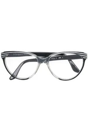 Saint Laurent Femme, Pre-owned, Gris, Taille: ONE Size Pre-owned Acetate lunettes-de-soleil