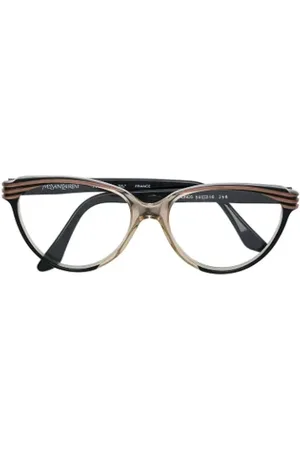 Saint Laurent Femme, Pre-owned, Brun, Taille: ONE Size Pre-owned Acetate lunettes-de-soleil