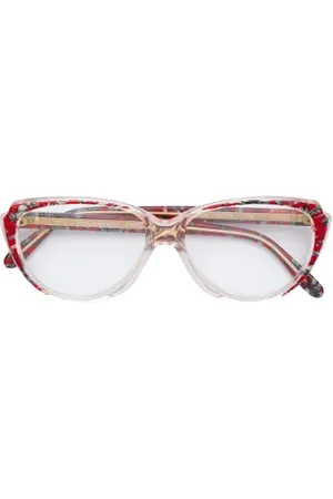Saint Laurent Femme, Pre-owned, Rouge, Taille: ONE Size Pre-owned Acetate lunettes-de-soleil