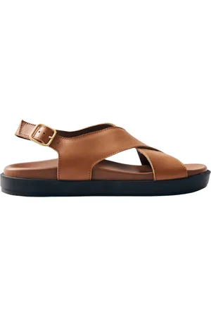 ALOHAS Femme, Chaussures, Brun, Taille: 35 EU Nico Tan Sandales en Cuir