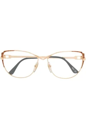 Saint Laurent Femme, Pre-owned, Jaune, Taille: ONE Size Pre-owned Metal lunettes-de-soleil