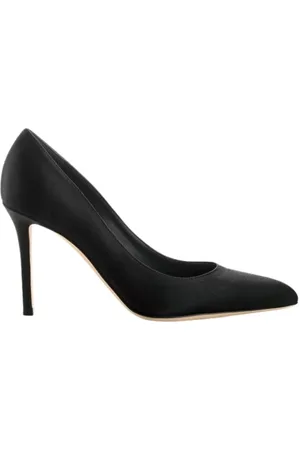 Giuseppe Zanotti Femme, Chaussures, Noir, Taille: 37 1/2 EU Escarpins en Cuir Noir