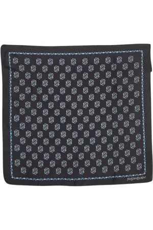 Saint Laurent Femme, Pre-owned, Multicolore, Taille: ONE Size Pre-owned Soie foulards