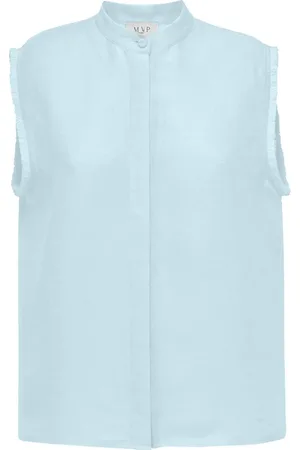 MVP Wardrobe Femme, Blouses et Chemises, Bleu, Taille: 36 FR Antibes Shirt
