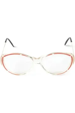 Saint Laurent Femme, Pre-owned, Blanc, Taille: ONE Size Pre-owned Acetate lunettes-de-soleil