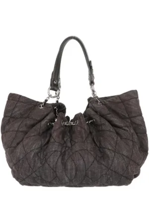 CHANEL Femme, Pre-owned, Brun, Taille: ONE Size Pre-owned Denim sacs-chanel