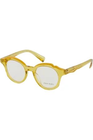 ALAIN MIKLI Femme, Accessoires, Jaune, Taille: ONE Size Collection de Lunettes Élégantes