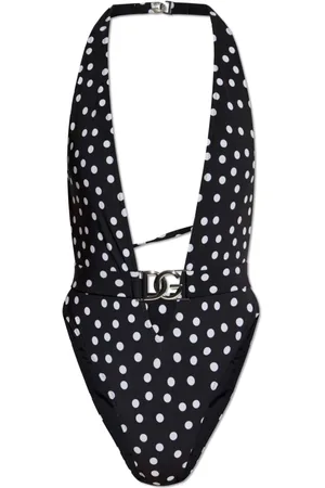 Dolce & Gabbana Femme, Maillots de bain, Noir, Taille: 40 FR Maillot une pièce