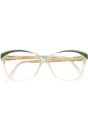 Saint Laurent Femme, Pre-owned, Vert, Taille: ONE Size Pre-owned Acetate lunettes-de-soleil