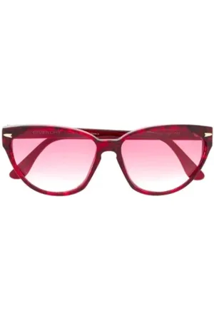 Givenchy Femme, Pre-owned, Rouge, Taille: ONE Size Pre-owned Acetate lunettes-de-soleil