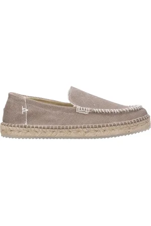 Espadrilles Homme, Chaussures, Brun, Taille: 45 EU Coton Semelle Corde Slip-On Chaussures