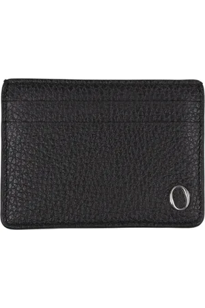 Orciani Homme, Accessoires, Noir, Taille: ONE Size Porte-cartes en cuir noir