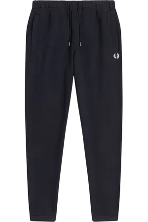 Fred Perry Homme, Pantalons, Bleu, Taille: L Pantalon de Sport Homme avec Poches en Filet