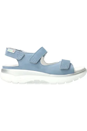 Mephisto Femme, Chaussures, Bleu, Taille: 42 EU Sandalette de marche bleue