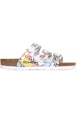Rohde Femme, Chaussures, Multicolore, Taille: 43 EU Sandale femme multicolore à deux brides