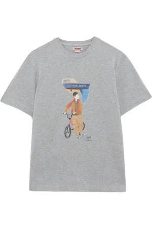 Baracuta Homme, Tops, Gris, Taille: S Slowboy Arlington Tee Grey Melange