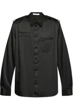 Helmut Lang Homme, Chemises, Noir, Taille: L Chemise avec une poche