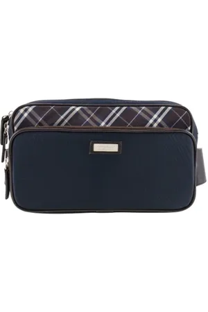 Burberry Unisex, Pre-owned, Bleu, Taille: ONE Size Pre-owned Tissu sacs-ports-paule