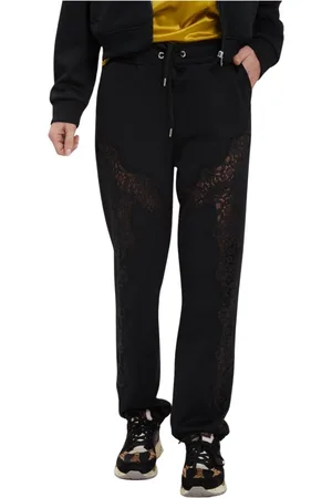 Pinko Femme, Pantalons, Noir, Taille: 40 FR Pantalon Jogging Interlock