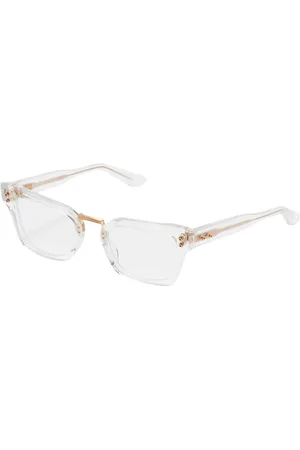 AKONI Femme, Accessoires, Blanc, Taille: ONE Size Lunettes Cat-Eye Cristal Clair