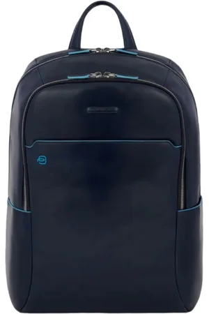 Piquadro Unisex, Sacs, Bleu, Taille: ONE Size Sac à Dos Élégant B2