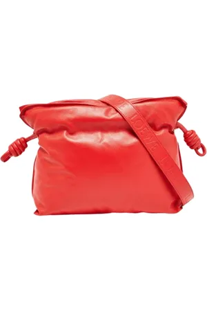 Loewe Femme, Pre-owned, Rouge, Taille: ONE Size Pre-owned Cuir pochettes-minaudieres