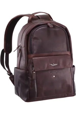 Aeronautica Militare Homme, Sacs, Brun, Taille: ONE Size Sac à dos Vintage Am-355