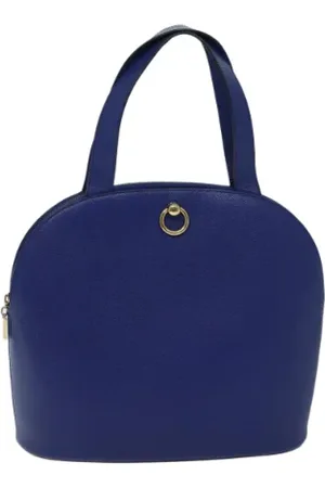 Céline Femme, Pre-owned, Bleu, Taille: ONE Size Pre-owned Cuir sacs-celine