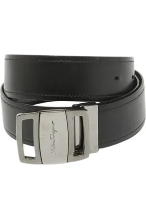 Salvatore Ferragamo Homme, Pre-owned, Noir, Taille: ONE Size Pre-owned Cuir ceintures