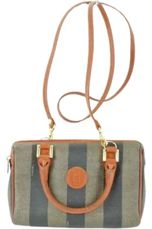 Fendi Femme, Pre-owned, Brun, Taille: ONE Size Pre-owned Toile sacs-fendi