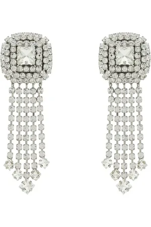 Alessandra Rich Femme, Accessoires, Gris, Taille: ONE Size Boucles d