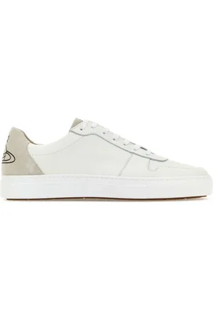 Vivienne Westwood Femme, Chaussures, Blanc, Taille: 37 EU Baskets Classiques en Cuir Blanc