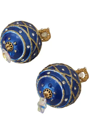 Dolce & Gabbana Femme, Accessoires, Bleu, Taille: ONE Size Boucles d