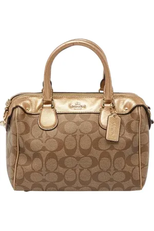 Coach Femme, Pre-owned, Brun, Taille: ONE Size Pre-owned Cuir sacs-main