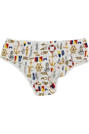 Dolce & Gabbana Femme, Sous-vêtements, Multicolore, Taille: 42 FR Sous-vêtements Chic Sailor Print