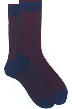 Gallo Homme, Sous-vêtements, Multicolore, Taille: L Chaussettes courtes en coton pour hommes en royal/papavero
