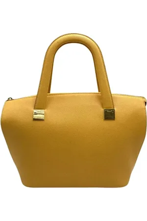 Céline Femme, Pre-owned, Jaune, Taille: ONE Size Pre-owned Cuir sacs-celine