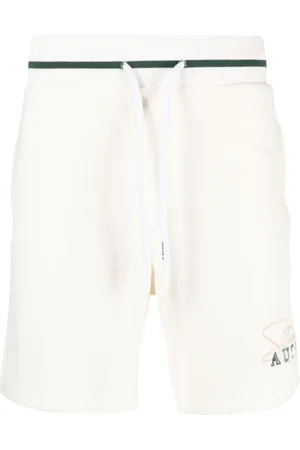 Autry Homme, Shorts, , Taille: L Shorts de Piste Brodés avec Logo pour Homme