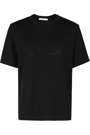 Helmut Lang Homme, Tops, Noir, Taille: S T-shirt avec logo
