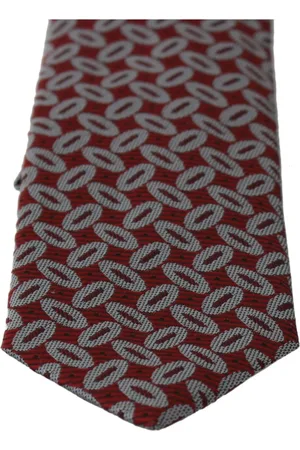 Dolce & Gabbana Homme, Accessoires, Multicolore, Taille: ONE Size Élégante cravate en soie rouge imprimée