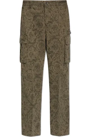 VERSACE Homme, Pantalons, Gris, Taille: S Pantalon à motifs