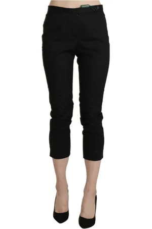 Bencivenga Femme, Pantalons, Noir, Taille: 40 FR Pantalon skinny élégant à taille haute