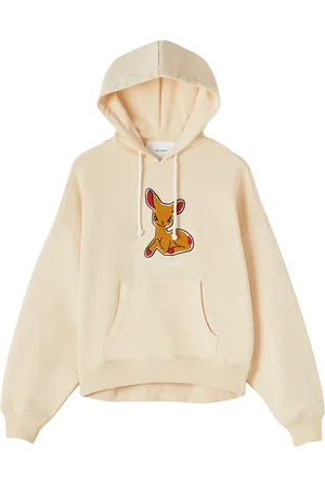 Axel Arigato Femme, Sweatshirts et sweats à capuche, Jaune, Taille: 40 FR Sweat à capuche avec application de genévrier