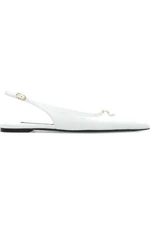 Dolce & Gabbana Femme, Chaussures, Blanc, Taille: 38 EU Ballerines Lollo