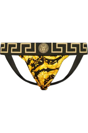 VERSACE Homme, Sous-vêtements, Multicolore, Taille: 3XL Jockstraps à motifs