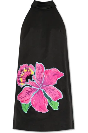 Kate Spade Femme, Robes, Noir, Taille: 40 FR Robe à Motif Floral